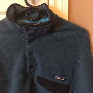 Blue Patagonia button up